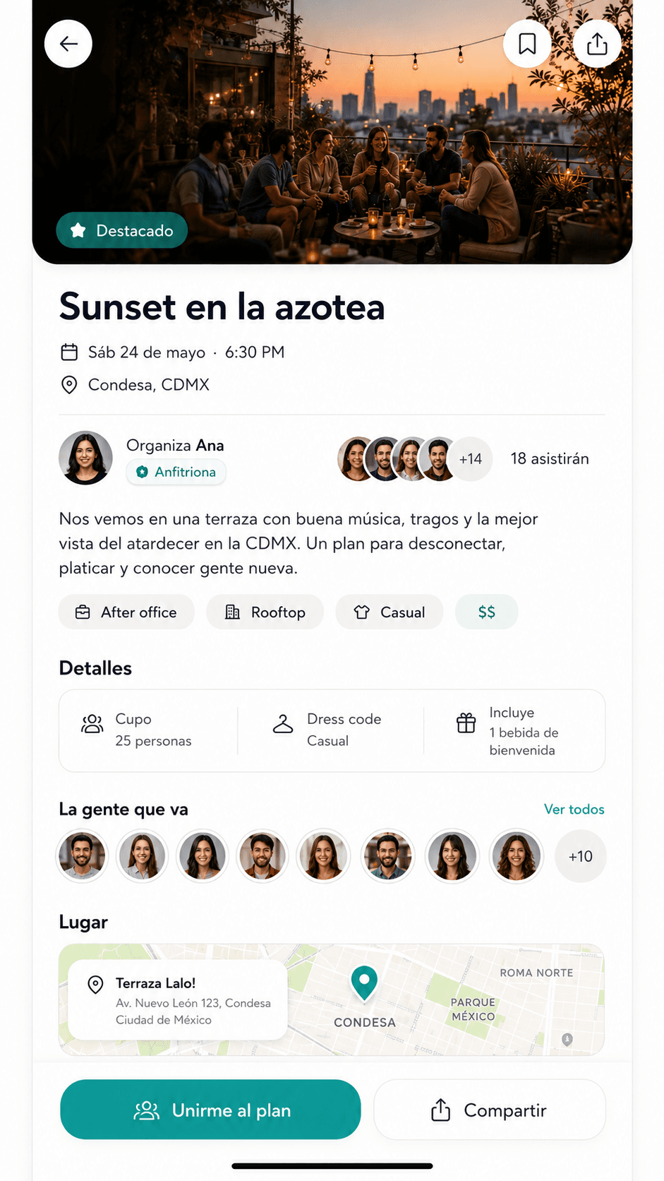 V1 - Event app