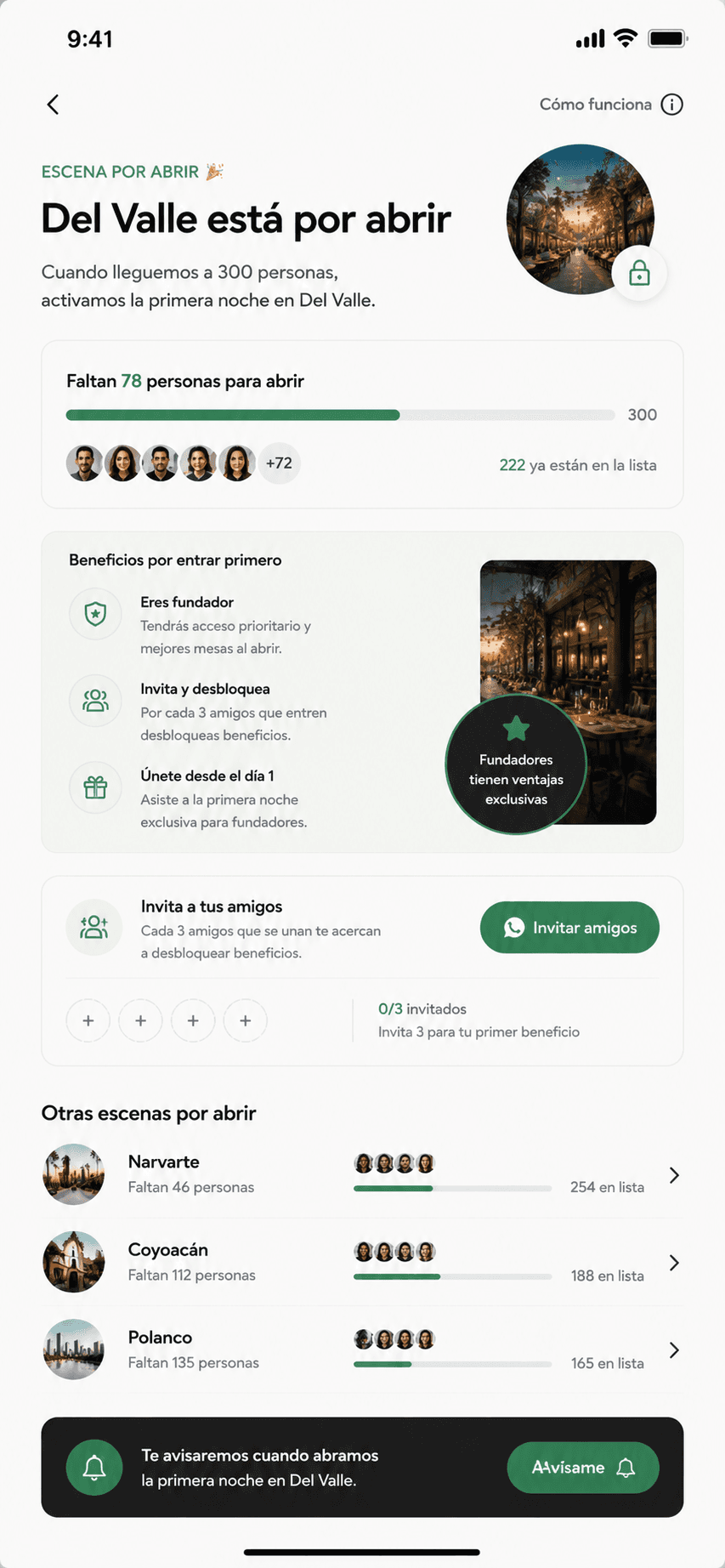 Waitlist turns expansion into a local growth loop.