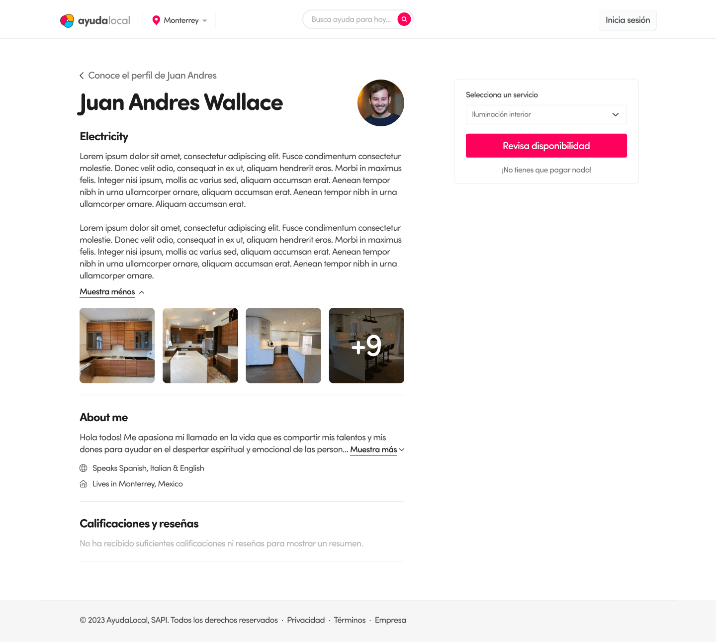 ayudalocal.com - product view