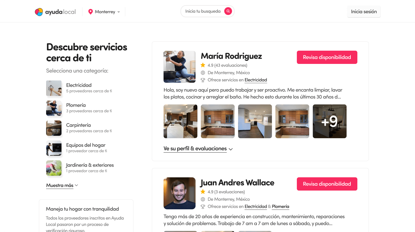 ayudalocal.com - dashboard