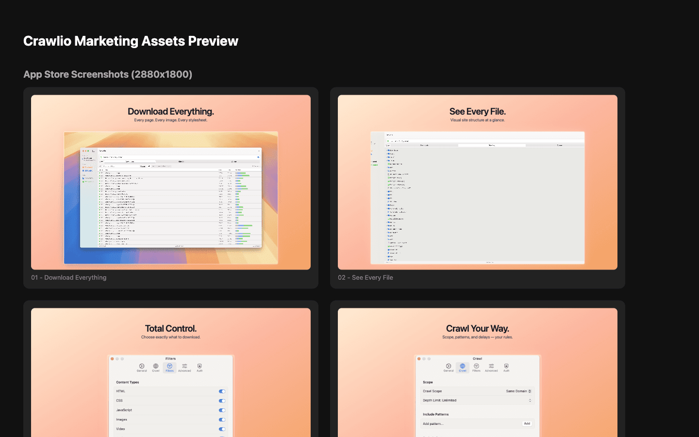 crawlio.app - dashboard
