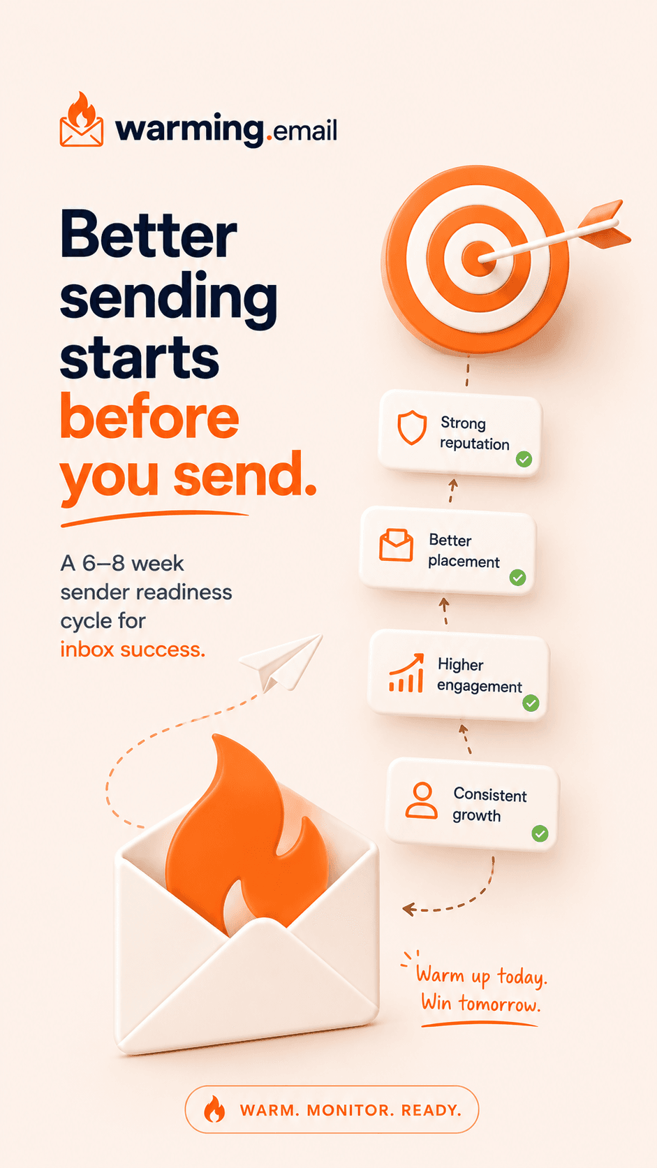 Warming.email vertical reel creative 1