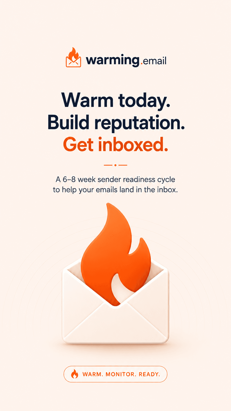 Warming.email vertical reel creative 4